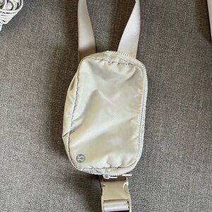 Lululemon Cream Crossbody Bag